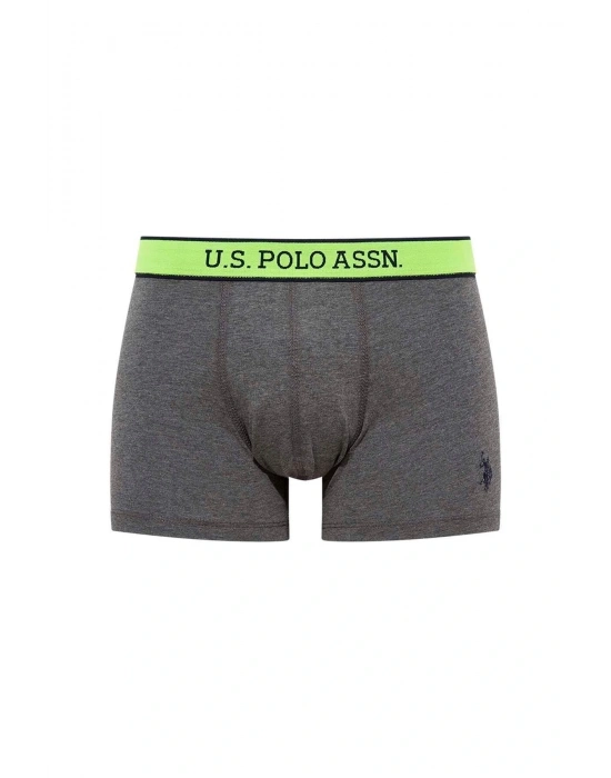 Erkek Baskılı-gri 2li Boxer