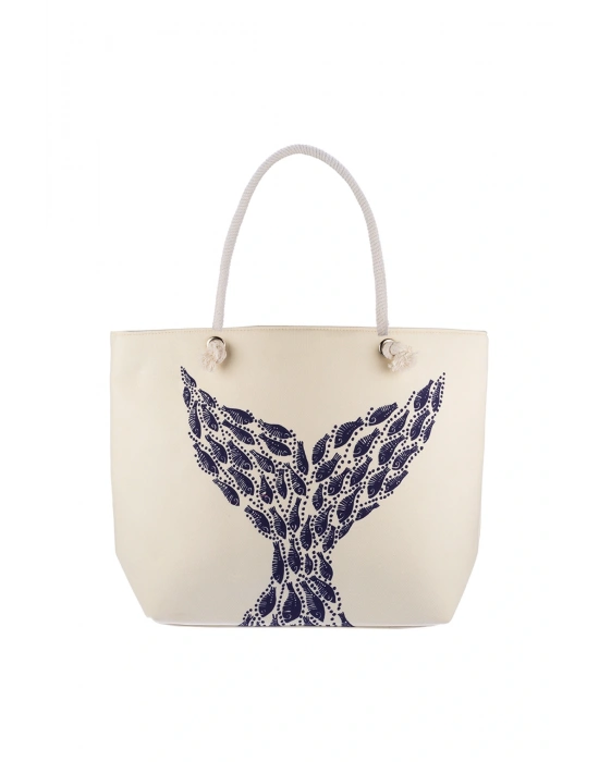 Bez Plaj Ve Alışveriş Çantası – Yazlık, Hafif, Geniş Hacimli, Y25670-08