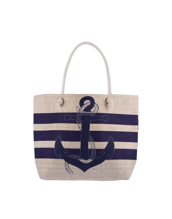 Bez Plaj Ve Alışveriş Çantası – Yazlık, Hafif, Geniş Hacimli, Y25670-03