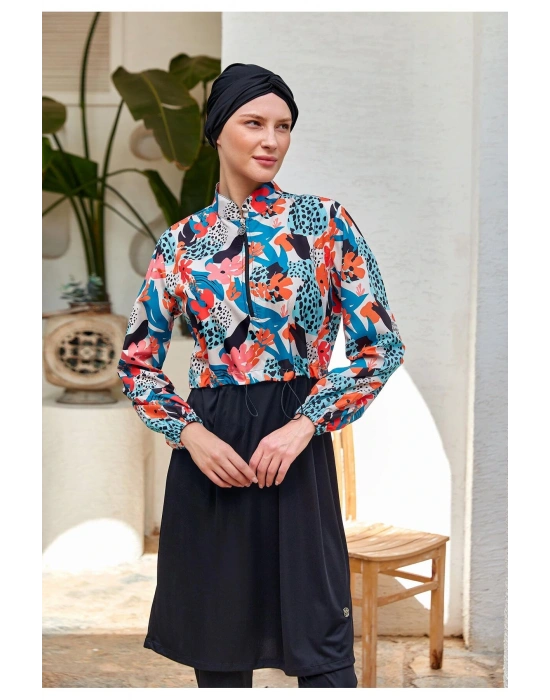 Valentina Uzun Kollu Tesettür Mayo 3401