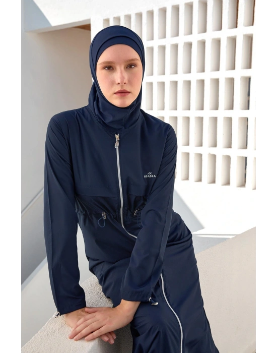 Chaand Battal Uzun Kollu Tesettür Mayo 1505-P