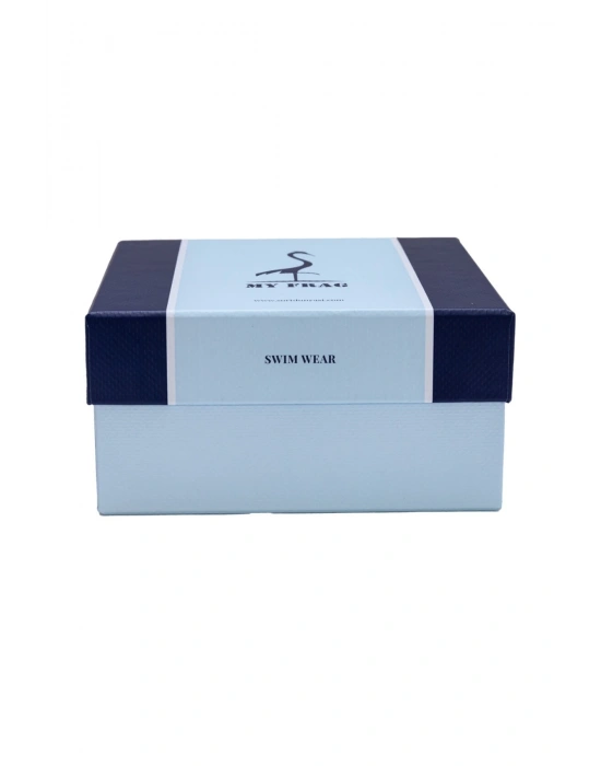 Renkli Denizaltı Desenli Premium Erkek Şort Mayo