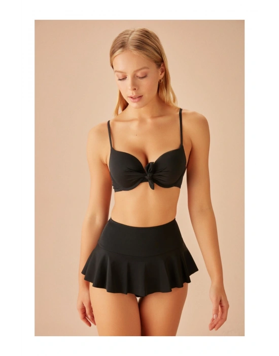 Volanlı Midi Boy Bikini Altl Yeni Sezon DR2025