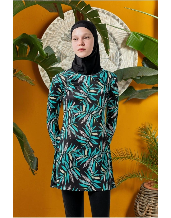 Chaya Uzun Kollu Tesettür Mayo