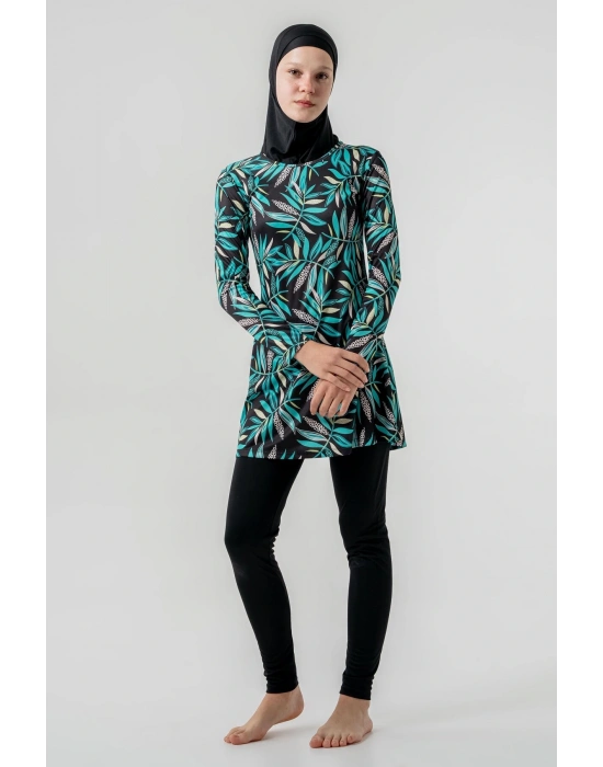 Chaya Uzun Kollu Tesettür Mayo