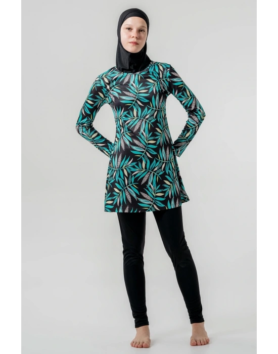 Chaya Uzun Kollu Tesettür Mayo