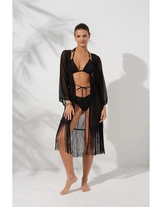 231815 Siyah Tunik Pareo