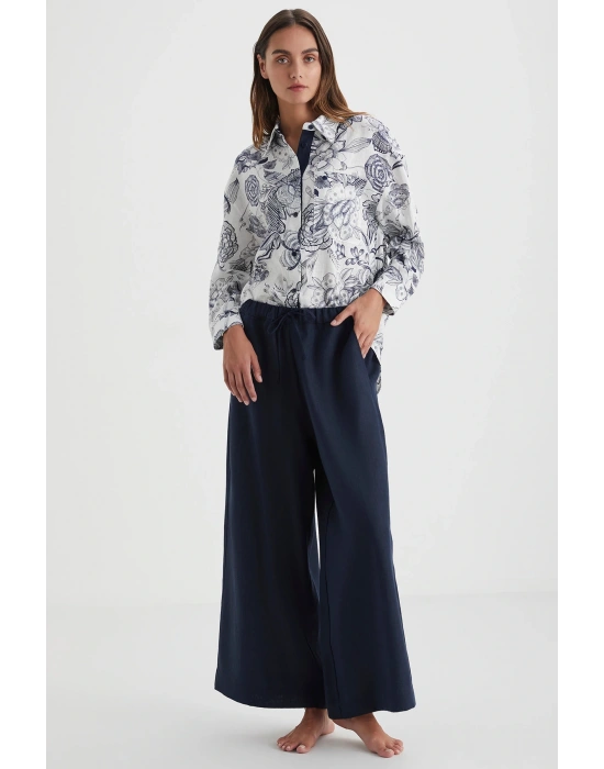 Keten gömlek takım