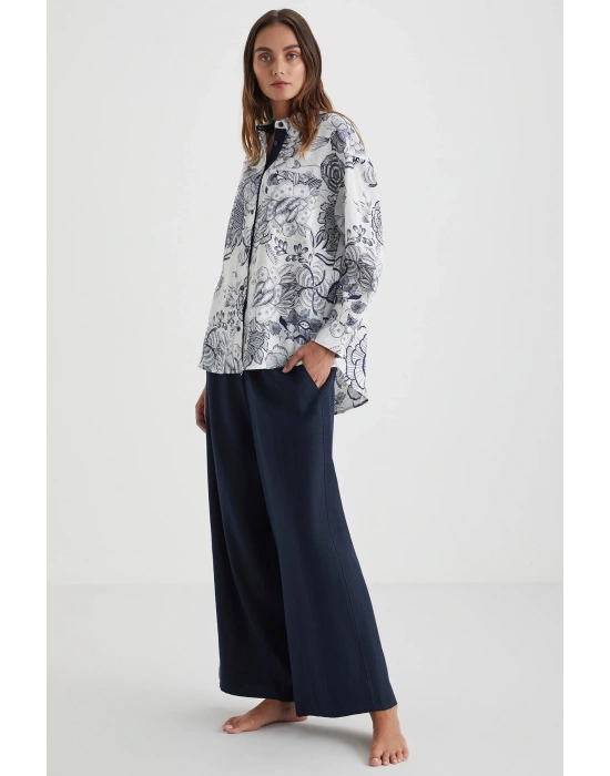 Keten gömlek takım