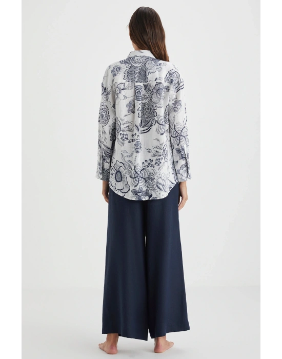 Keten gömlek takım