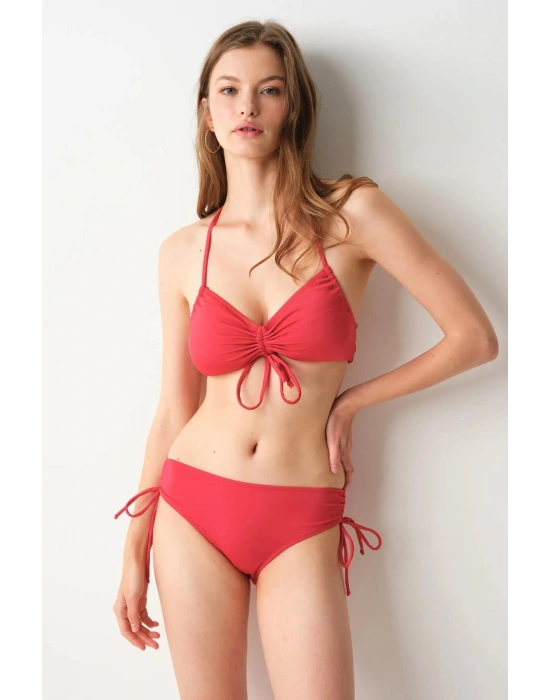 Freez Sürgülü Bustier Tek Üst Kirmizi 239110