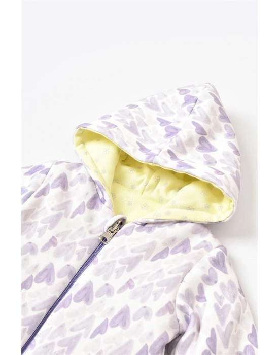 Baby Kız Bebek Fermuarlı Ceket Lila 61456