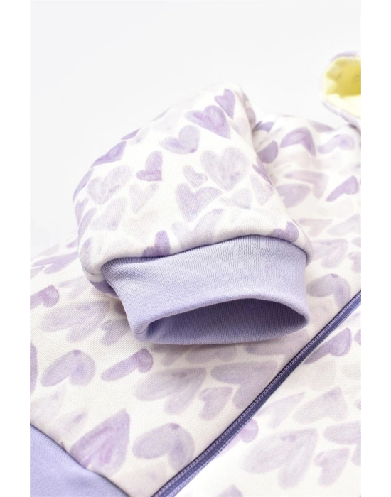 Baby Kız Bebek Fermuarlı Ceket Lila 61456