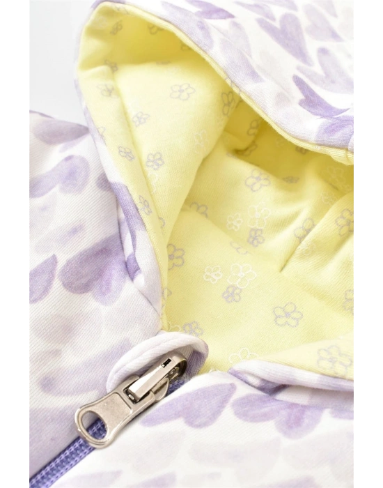 Baby Kız Bebek Fermuarlı Ceket Lila 61456