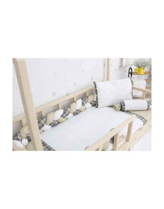 Ekose Montessori Uyku Seti 69121 Bej