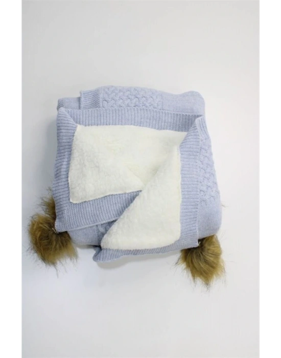 64555 Triko Içi Welsoft Bebek Battaniyesi 100x90 Cm