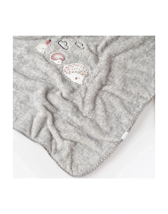 Basic Forest Welsoft Battaniye Gri 90x100 Cm.