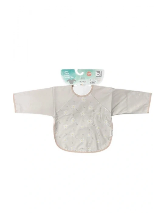 Kollu Muşamba Önlük Little Daisy Bej