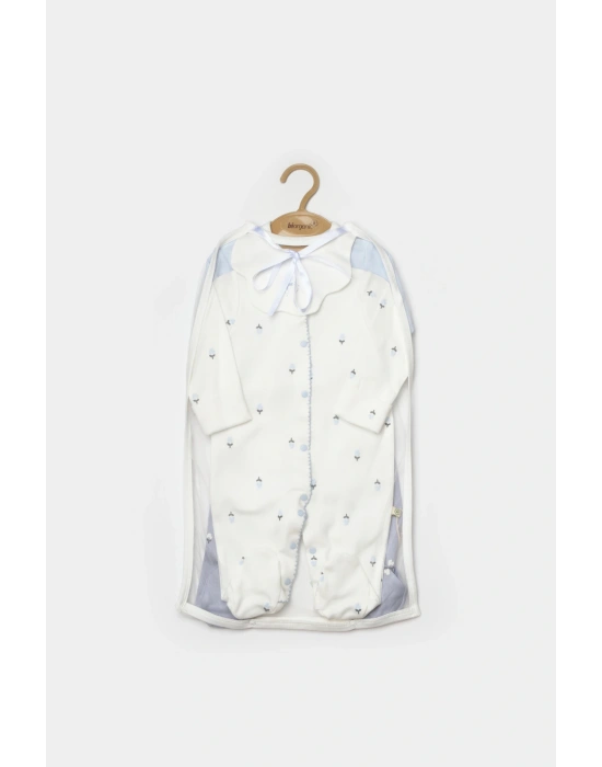 Love Floral Organik 4 Parça Tüllü Set