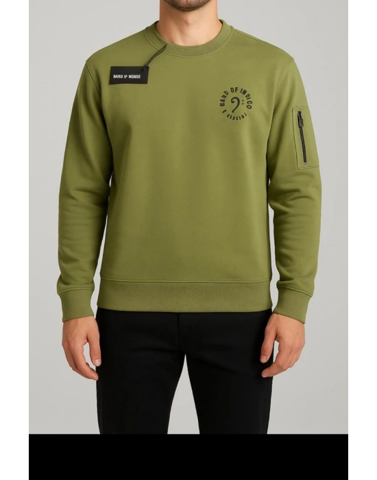 Yeni Sezon O Yaka Rahat Form Erkek Sweatshirt