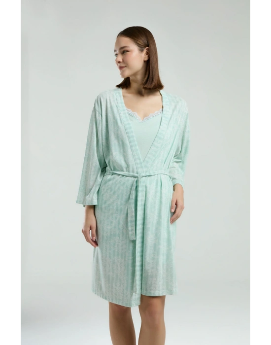 Kadın Yeşil Pijama Takım