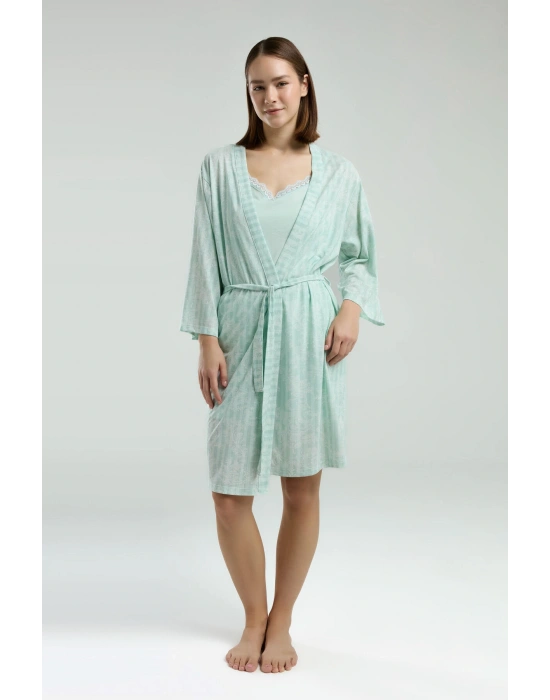 Kadın Yeşil Pijama Takım