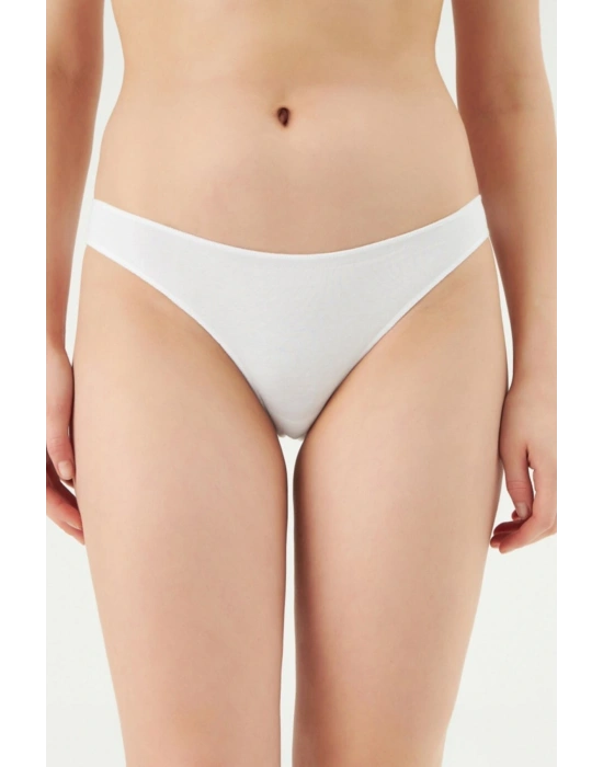 Düşük Bel Izsiz 3lü Slip Külot Siyah-beyaz-ten Ersk730