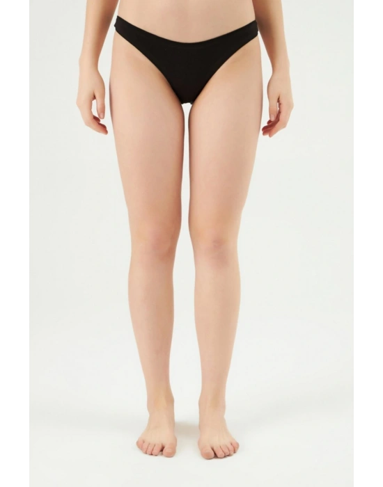 Düşük Bel Izsiz 3lü Slip Külot Siyah-beyaz-ten Ersk730