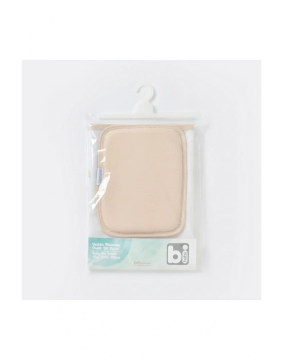 Organik Yastıklı Muşamba Pratik Alt Açma Beyaz- Bej