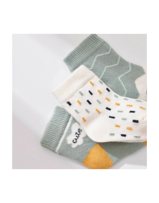 Biorganic Cute Erkek 3Lü Çorap 68448 Nil