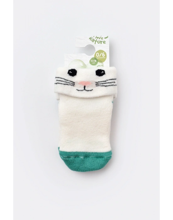 Cunning Cat Havlu Bebek Çorabı 68375