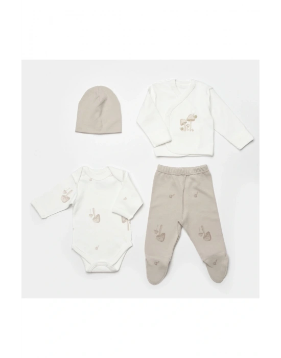 Sweet Lady Prematüre 4lü Hastane Çıkış Seti 82064