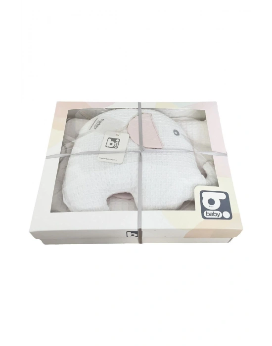 BİBABY SOMON RENK FİLLİ BEBEK PİKE  TAKIMI