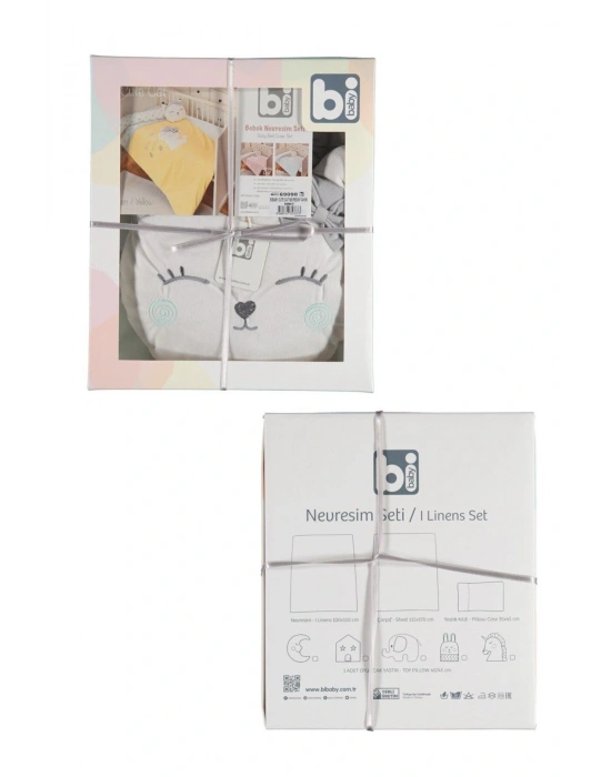 Cute Cat Nevresim Takımı 69098 Sarı