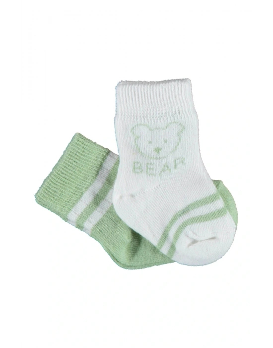 Biorganic Bear 2Li Kız Çorap 68412 Yeşil