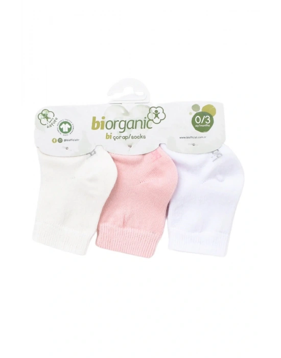 Summer Unisex 3lü Bebek Çorabı 68452