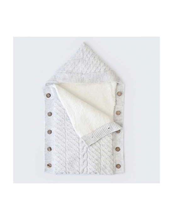 Bi Baby Içi Welsoft Dışı Örgü Kundak Battaniye