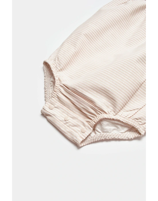 Sweet Garden Ekru Şort Tulum