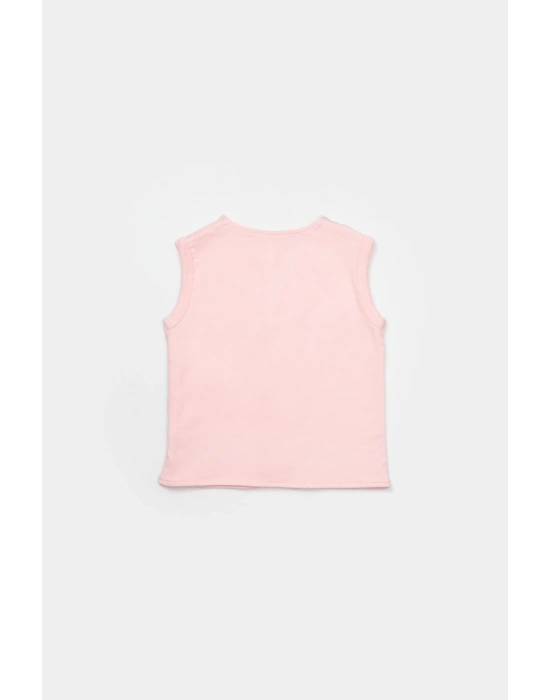 Ayıcıklı Pembe Yelek 61504