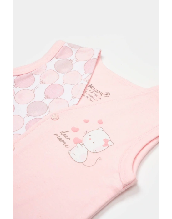 Ayıcıklı Pembe Yelek 61504