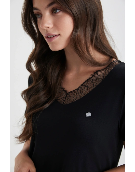 Yumuşak dokulu pijama takımı