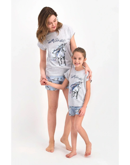 Rolypoly Unicorn Karmelanj Kız Çocuk Şort Takım