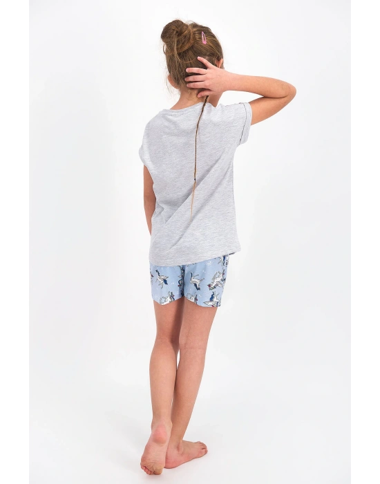 Rolypoly Unicorn Karmelanj Kız Çocuk Şort Takım