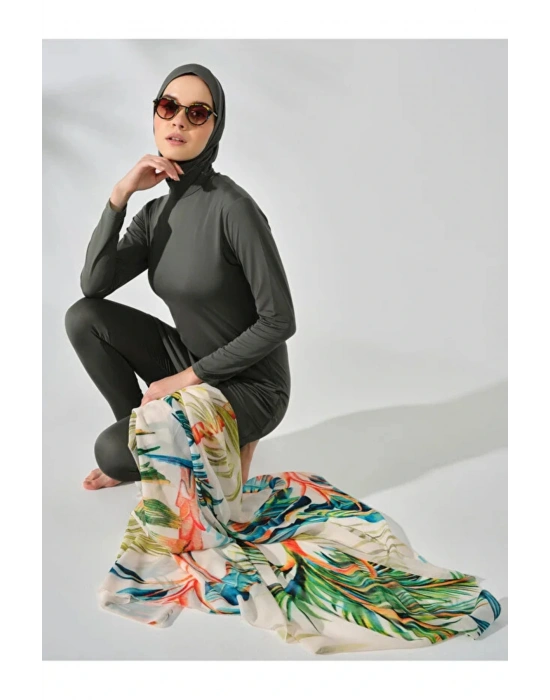 Ladin Desenli Etek Pareo DLX-7084