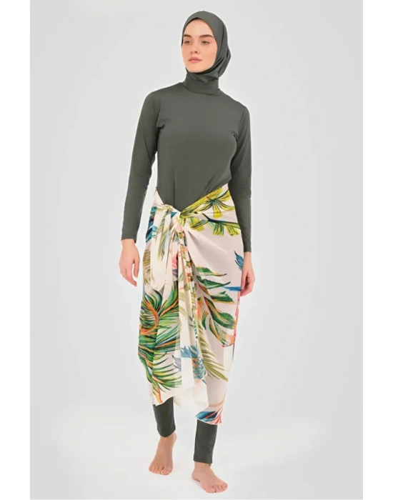 Ladin Desenli Etek Pareo DLX-7084