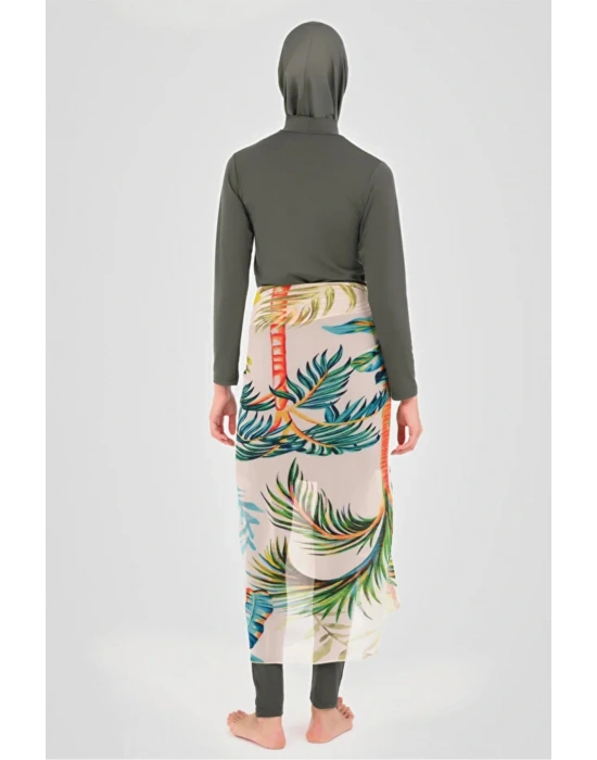 Ladin Desenli Etek Pareo DLX-7084