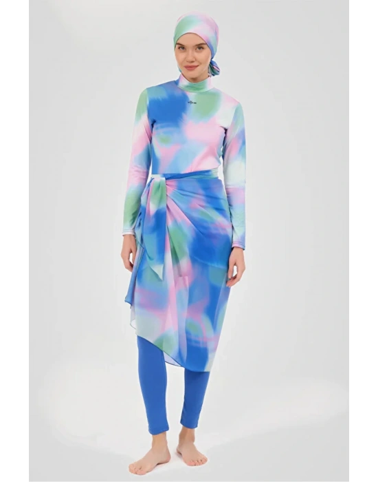 Yansıma Desenli Etek Pareo DLX-7080