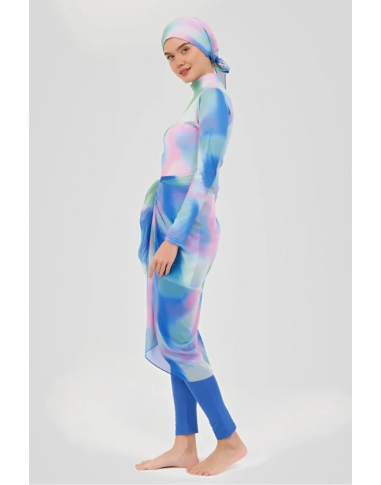 Yansıma Desenli Etek Pareo DLX-7080