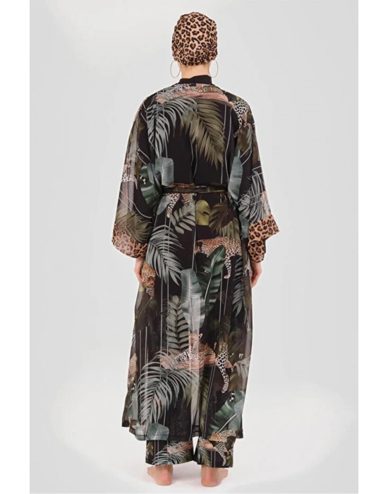 Leopar Desenli Pareo DLX-7050