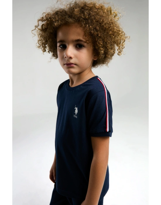 U.S. Polo Assn. Erkek Çocuk, Stripe Detail , Lisanslı,  Alt Üst Takım